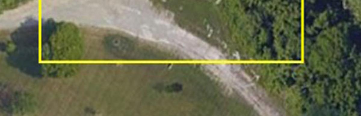 Aerial of pumping station at  130 osler drive