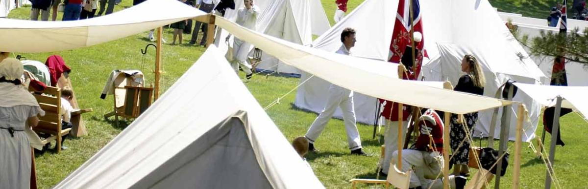 Re-enactment of the Battle of Stoney Creek event