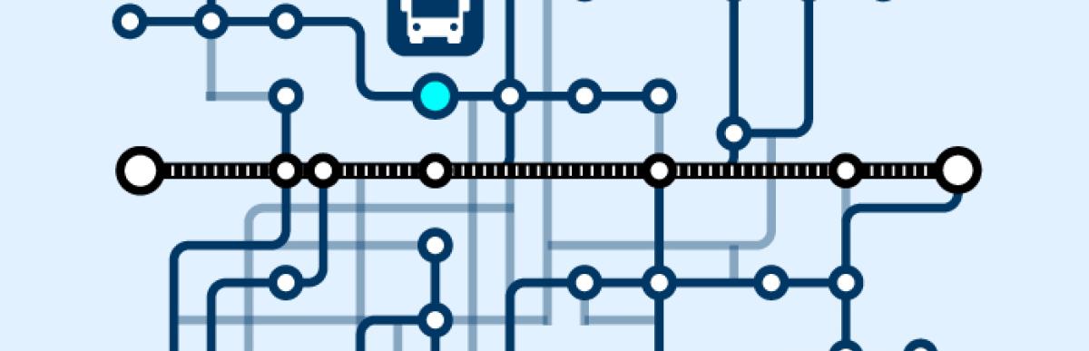 illustrated network map