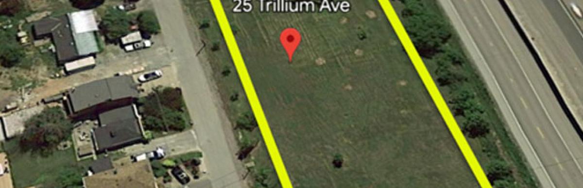 Aerial map of 25 Trillium Avenue, Hamilton