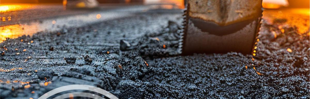 Shovels digging into the ground at a construction site