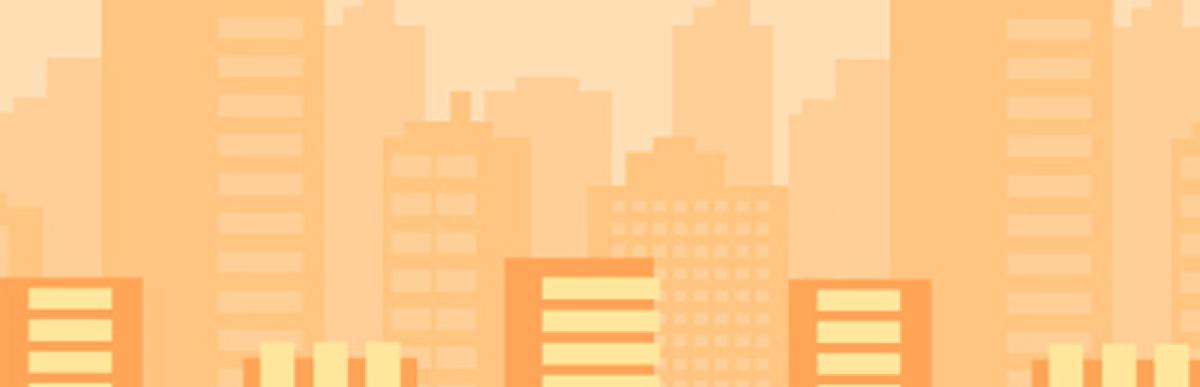 illustration of city skyline