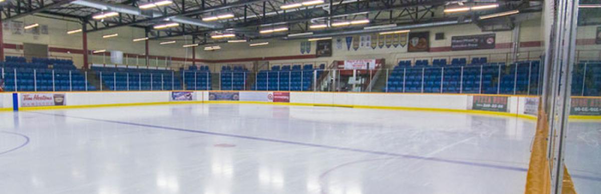 Indoor ice arena