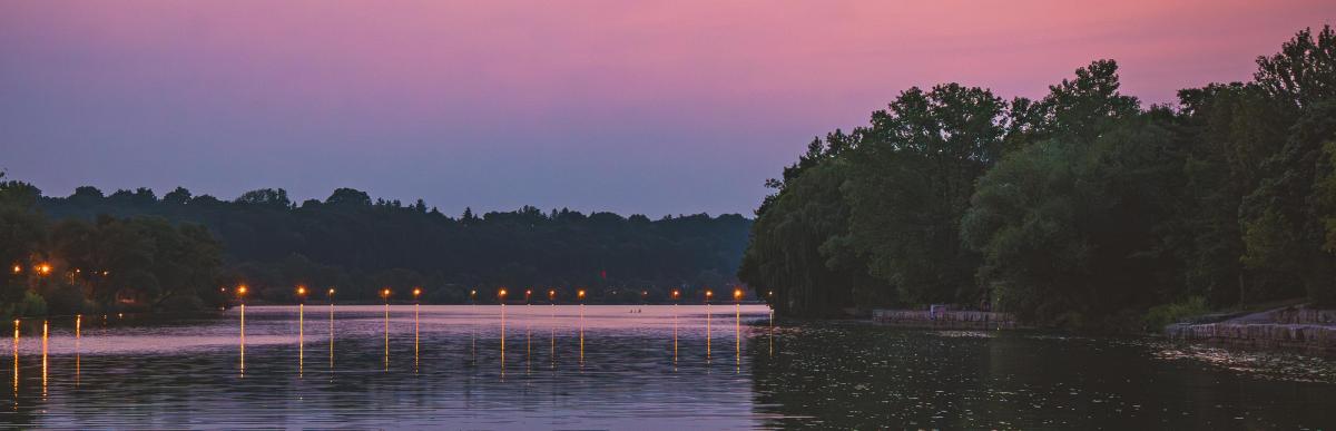 Bayfront Park sunset