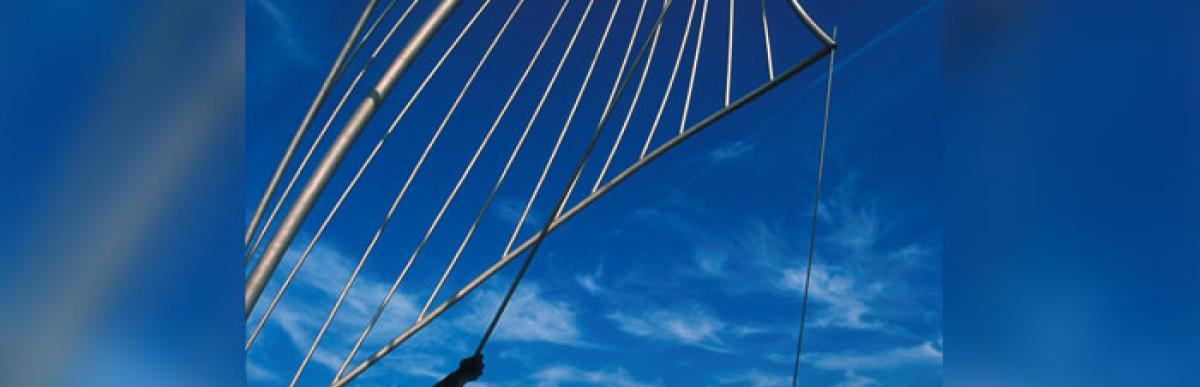 Pier 8 sail sculpture
