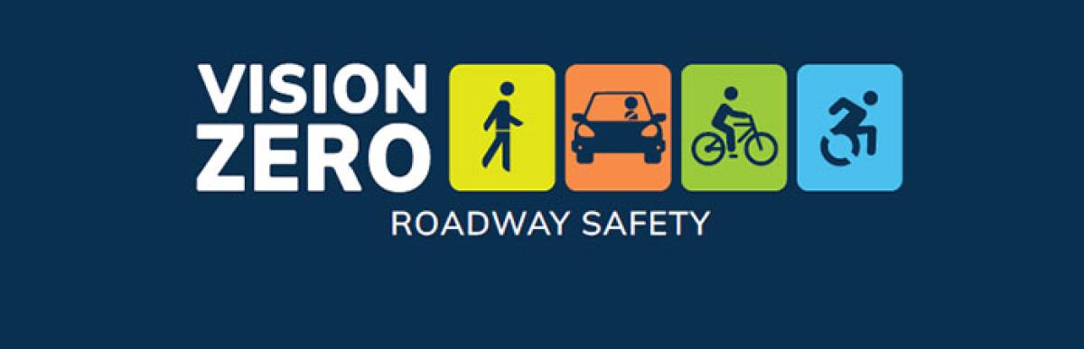 Logo for VisionZero Roadway Safety