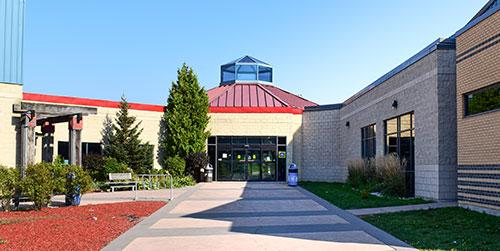 Front door entrance to Ancaster Rotary Centre