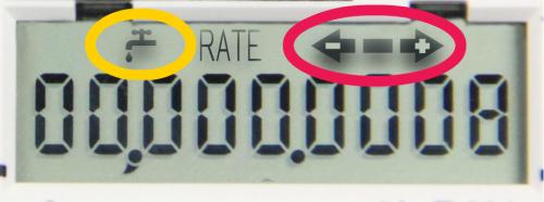 water meter lcd screen