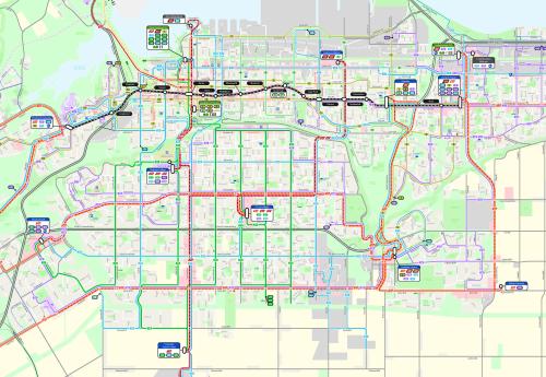 HSR concept transit network map