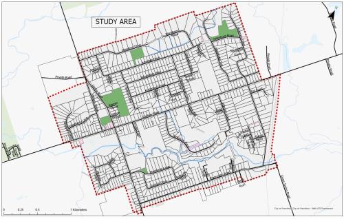 Map of Carlisle Rural Settlement Area