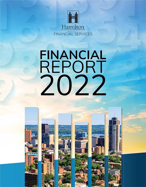 Financial Report 2022 - City of Hamilton skyline at night