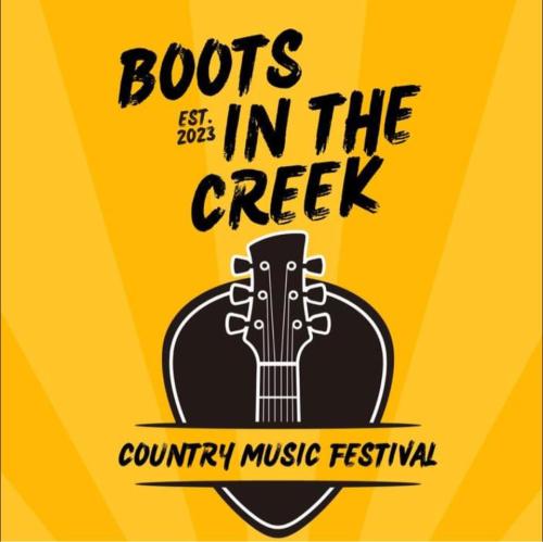 Boots in the Creek Country Music Festival logo