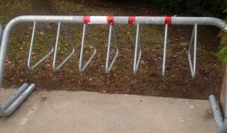 Example of bike rack at school