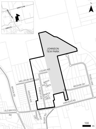 Study Area Map for Greensville Rural Settlement Area